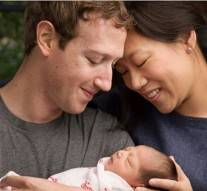 Mark Zuckerberg  annonce l’arrivée de sa fille et promet de  faire un don de 99% de ses actions Facebook